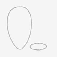 BOSS Gift Set Stainless Steel Curb Chain Necklace & Bracelet Chain 1570197