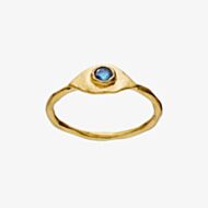 Maanesten Argos Gold Plated Blue Labradorite Eye Ring 4809A