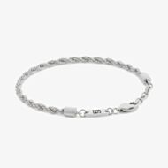 Steel & Barnett Helix Stainless Steel Twisted Rope Bracelet B-HEL01