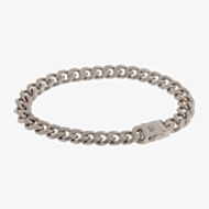 Steel & Barnett Valence Vic Stainless Steel Cuban Link Chain Bracelet SSTBVV/002