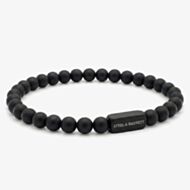 Steel & Barnett Natural Ned Black Edition Onyx Gemstone Bead Bracelet BEB/002