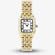 Sekonda Monica Gold Plated Crystal Set Watch 40661