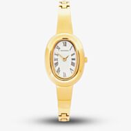 Sekonda Ladies Classic Bellamy Oval Dial Gold Plated Stainless Steel Bracelet Watch 40741