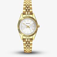 Sekonda Ladies Classic Francis Gold Plated White Dial Watch 40729