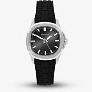 Sekonda Ladies Dress Octaire Black Dial Rubber Strap Watch 40727