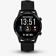 Sekonda Mens Active Go Smart Black Plastic Strap Smartwatch 30287