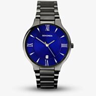Sekonda Classic Equinox Gunmental Blue Dial Watch 1140