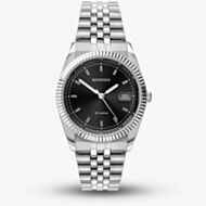 Sekonda Stainless Steel Black Dial Watch 1691