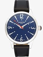 Minster 1949 Mens Crofton Black Leather Strap Watch MN01BLSL10
