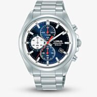 Lorus Mens Sport Chronograph Blue Dial Watch RM383JX9