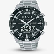 Lorus Mens Dual Display Bracelet Watch RW649AX9