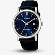 Lorus Mens Black Strap Watch RG841CX5