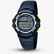 Lorus Mens Navy Plastic Digital Watch R2381HX9