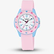 Lorus Junior Time Pink Rubber Strap Watch RRX67JX9