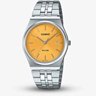 Casio MTP Stainless Steel Yellow Dial Watch MTP-B145D-9AVEF