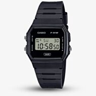 Casio Black Dual Display Digital Watch F-91WB-1AEF