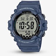 Casio Mens Blue Plastic Digital Watch AE-1500WH-2AVEF