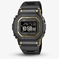 Casio Mens G-Shock Full Metal Origin 5000 Series Black & Gold Digital Solar Bracelet Watch GMW-BZ5000BD-1ER