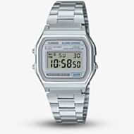 Casio Vintage Silver Digital Watch A158WEA-7EF