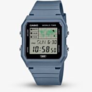Casio Unisex Blue Square Worldmap Digital Watch LF-30W-2AEF