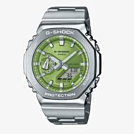 Casio G-Shock Metallic Green Dual Display Watch GM-2110D-3AER