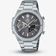 Casio Mens Edifice Grey Dial Dual Display Smart Watch ECB-S10D-8AEF