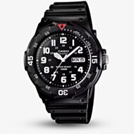 Casio Mens Standard Black Plastic Strap Watch MRW-200H-1BVES