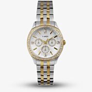 Timex Ladies Ariana Two Tone Chronograph  Watch TW2W17900