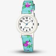 Casio Junior Multicolour Flower Fabric Strap Watch LQ-139LB-2B2ER