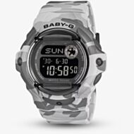 Casio Ladies Baby-G Black Dial Digital Strap Watch BG-169CMB-8ER