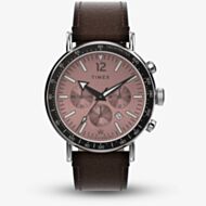Timex Waterbury Brown Rose Chronograph Dial Watch TW2W47300