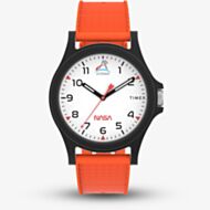 Timex Mens Main Street NASA Artemis Orange Rubber Strap Watch TW2Y13000