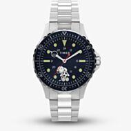 Timex x Peanuts Mens Snoopy Soccer Blue Bracelet Watch TW2Y53900