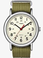 Timex Mens Weekender  White Dial Watch T2N651