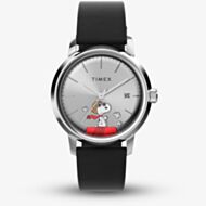 Timex Mens Marlin Automatic x Peanuts Snoopy Flying Ace Leather Watch TW2W49600