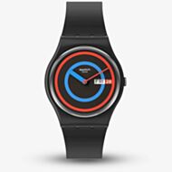 Swatch Circling Black Watch SO28B706
