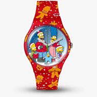 Swatch Simpsons Winter Wonderland Red Gingerbread Watch SUOZ361