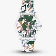 Swatch Leaves Jungle Ultra Thin Watch SS08K111