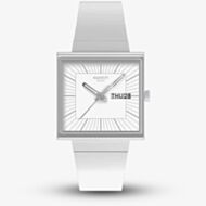 Swatch Essentials What If...All White? White Watch SO34W700