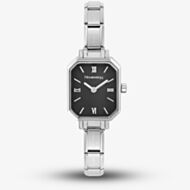 Nomination Paris Stainless Steel & Black Octagonal Dial Watch 076037/012