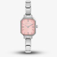 Nomination Paris Stainless Steel & Pink Octagonal Dial Watch 076037/033