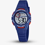 Calypso Unisex Junior Blue Digital Rubber Strap Watch K5852/5