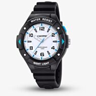 Calypso Mens Street Style Black Plastic Strap Watch K5883/1