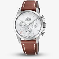Lotus Mens Brown Leather Strap Chronograph Watch L18990/1