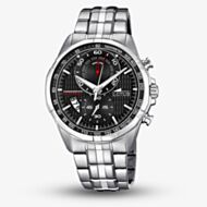 Lotus Mens Stainless Steel Chronograph Black Dial Watch L10132/4