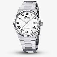 Lotus Mens Stainless Steel White Dial Watch L18835/4