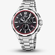 Lotus Stainless Steel Black Chronograph Dial Watch L18585/4