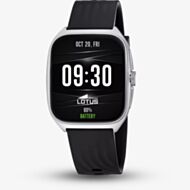 Lotus Mens Smartime Ondas 2 Black Rubber Strap Smartwatch L50210/1