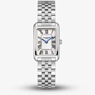 Lee Cooper Ladies White Mother of Pearl Rectangle Dial Bracelet Watch LC08135.320