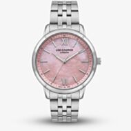 Lee Cooper Ladies Pink Mother of Pearl Dial Bracelet Watch LC08371.380